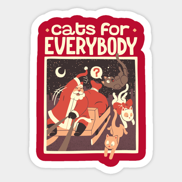 Cats for Everybody Sticker by Tobe_Fonseca